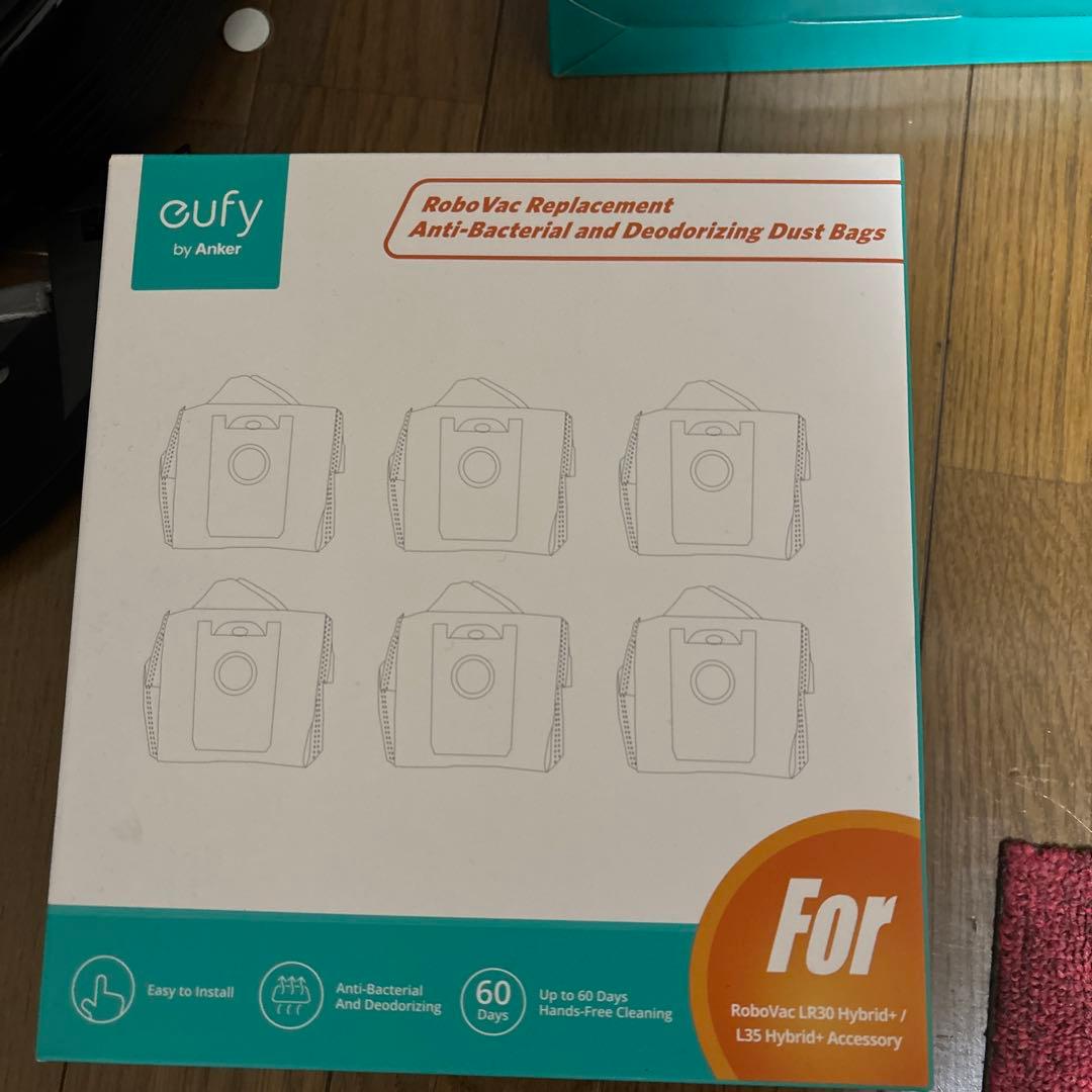 eufy ロボット掃除機本体 ブラック 交換用パーツ付き