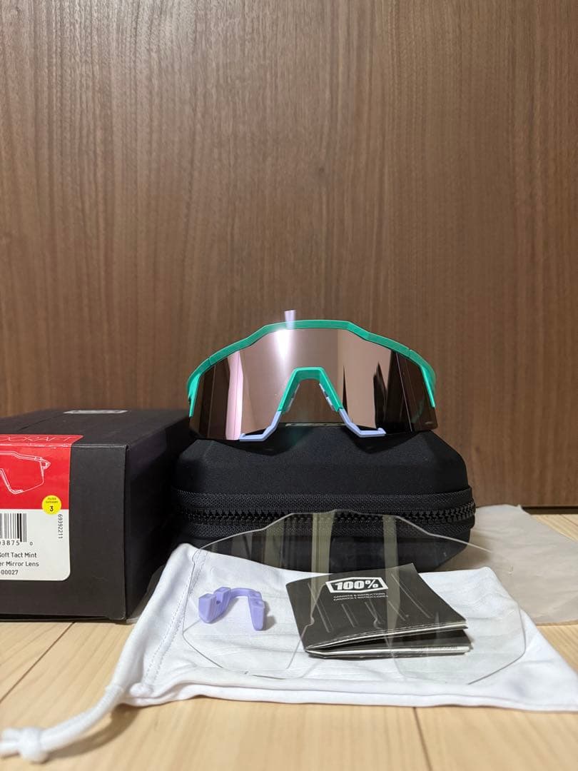 超美品　100% サングラス　スピードクラフト　ワンハンドレッド