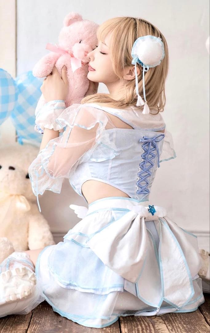 マリームーン 魔法少女 チャイナ 水色