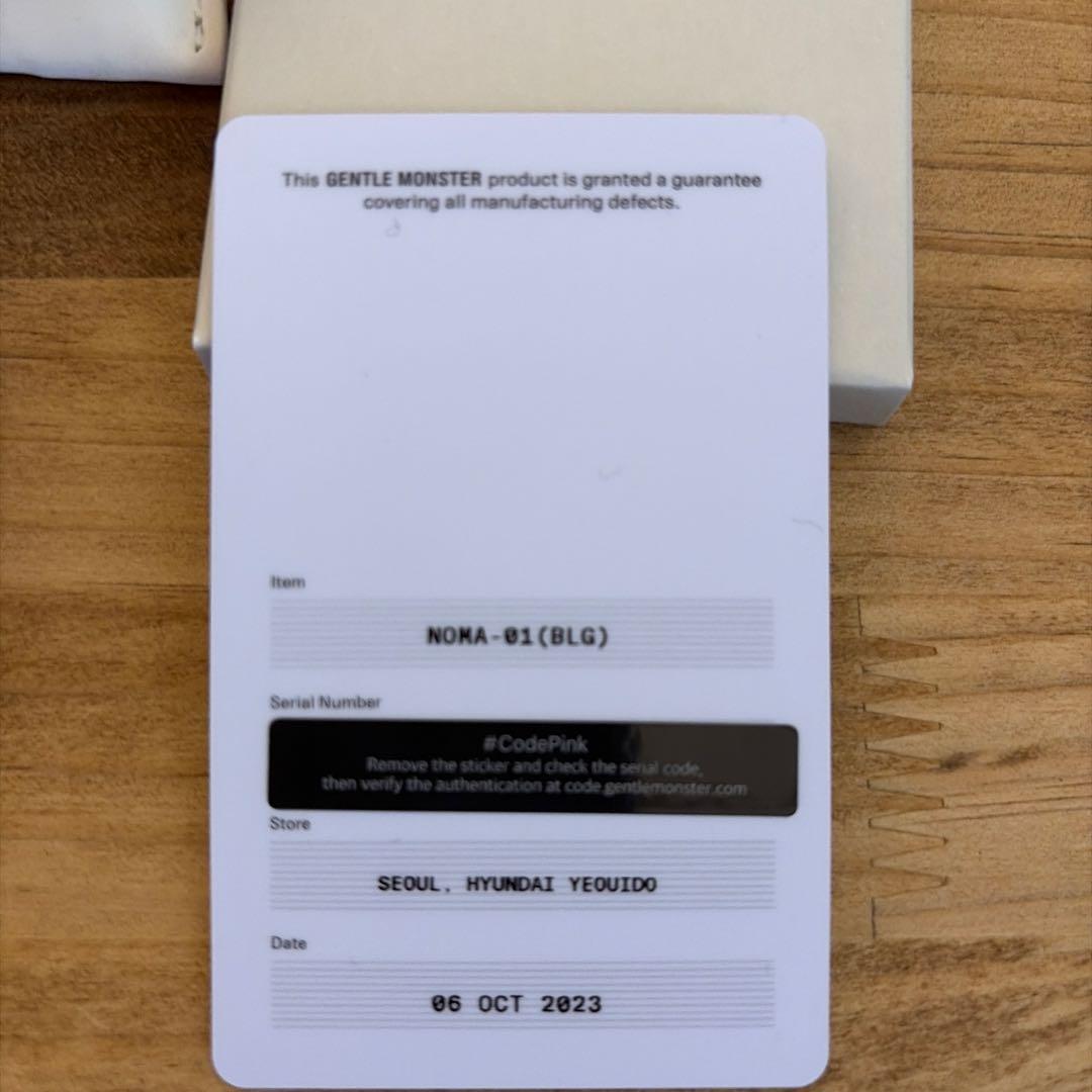 小物 GENTLE MONSTER Noma-01(BLG)