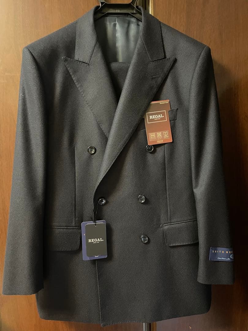 REGAL リーガル スーツ セットアップ ウール ネイビー 新品 ダブル