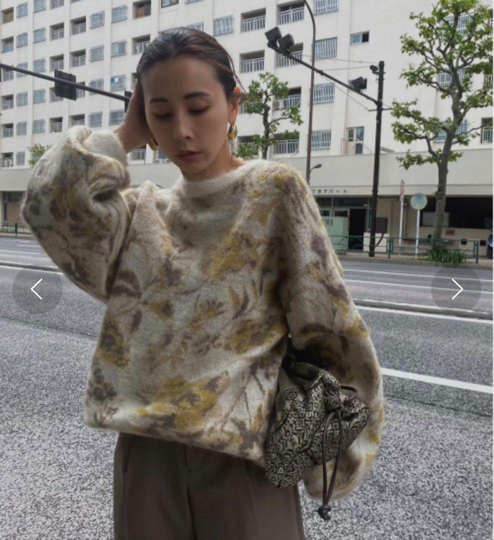 トップス ameri 3WAY NOSTALGIC RUG KNIT