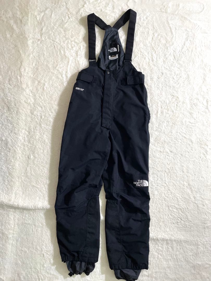 ミ*ン様 ノースフェイス　ＧＯＲＥＴＥＸ　サロペット　スノーパンツ　ブラック　Ｌ