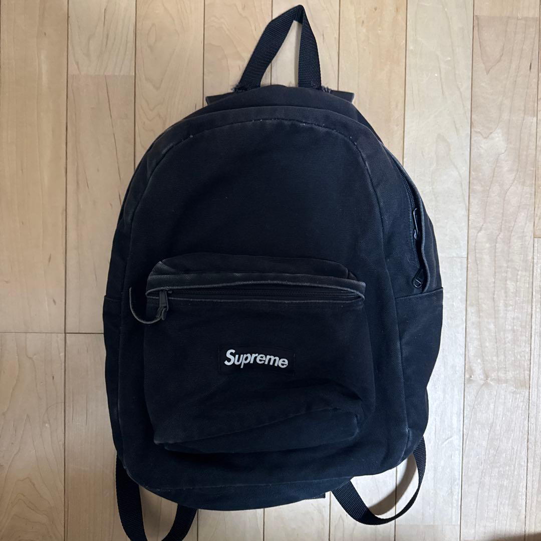 Supreme 20AW Canvas Backpack Black リュック
