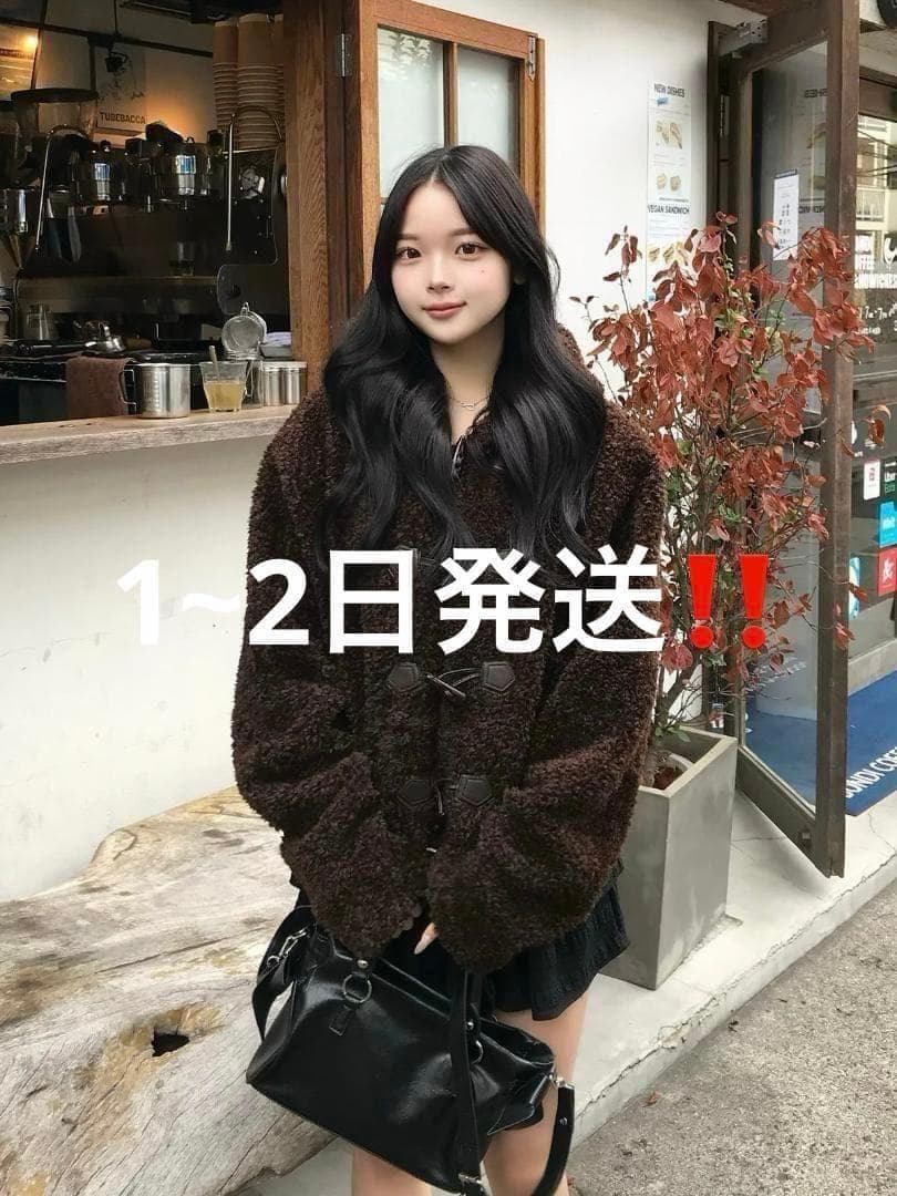 uiさん専用 プードルファータッチボタンコート