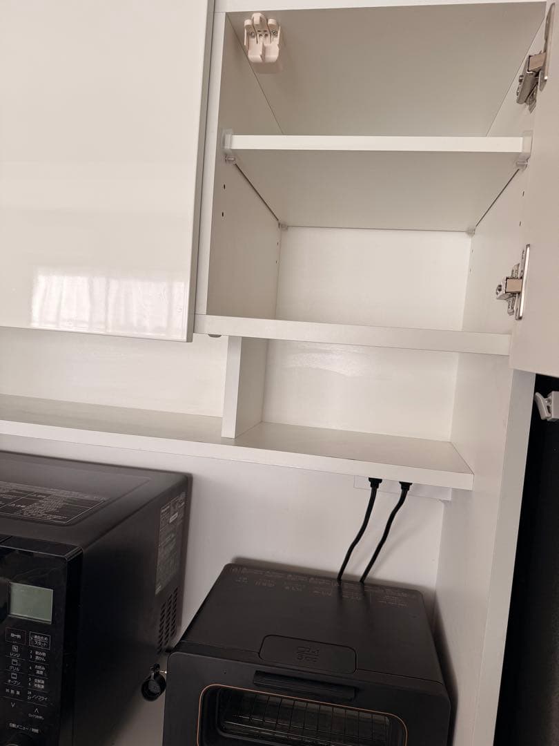 ホワイトキッチンカウンター　ニトリ　エトナ