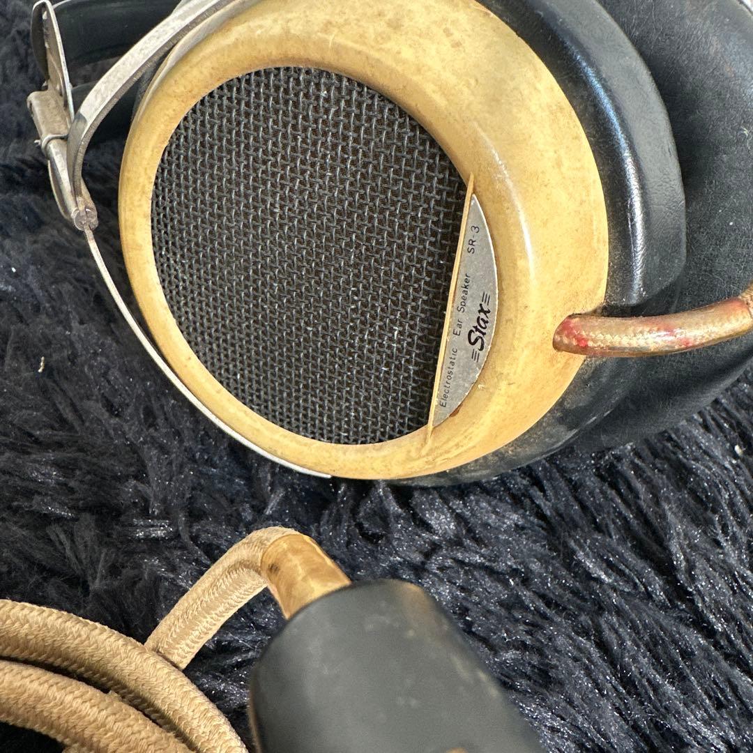ビンテージ Stax SR-3 ヘッドホン 高級 イヤースピーカー