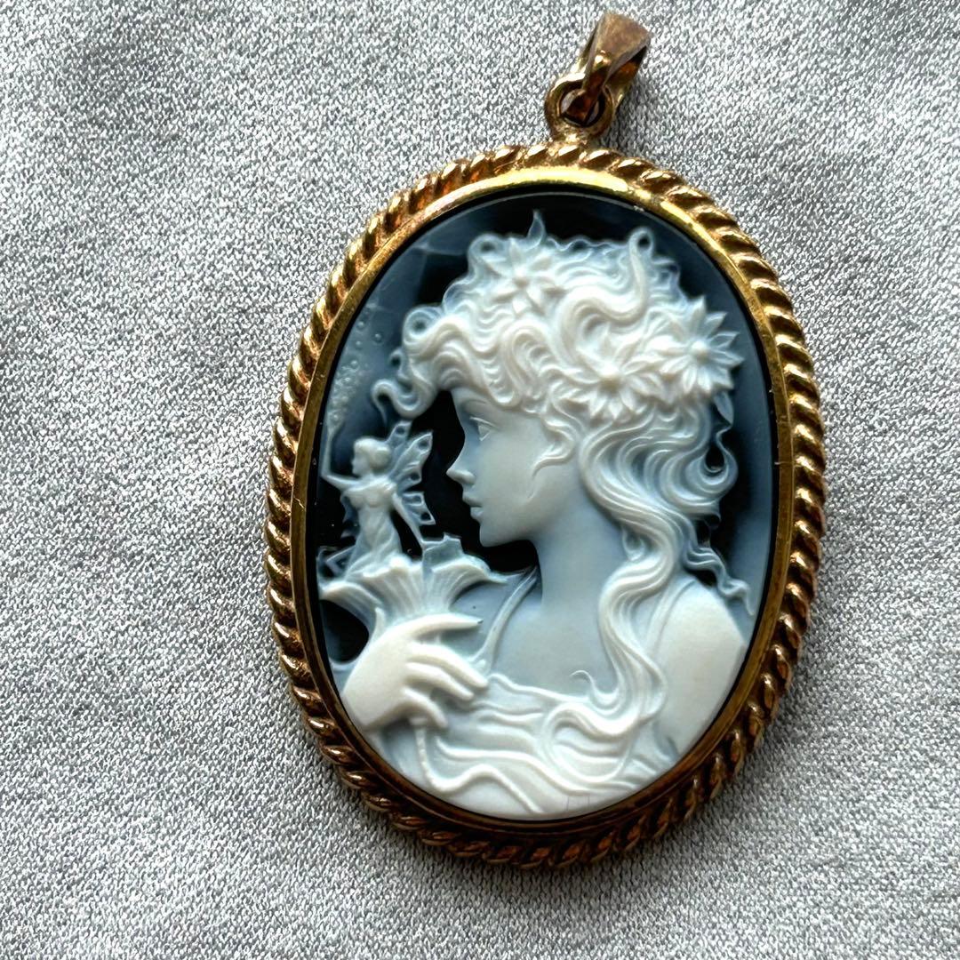 カメオ2way ブローチペンダントトップ