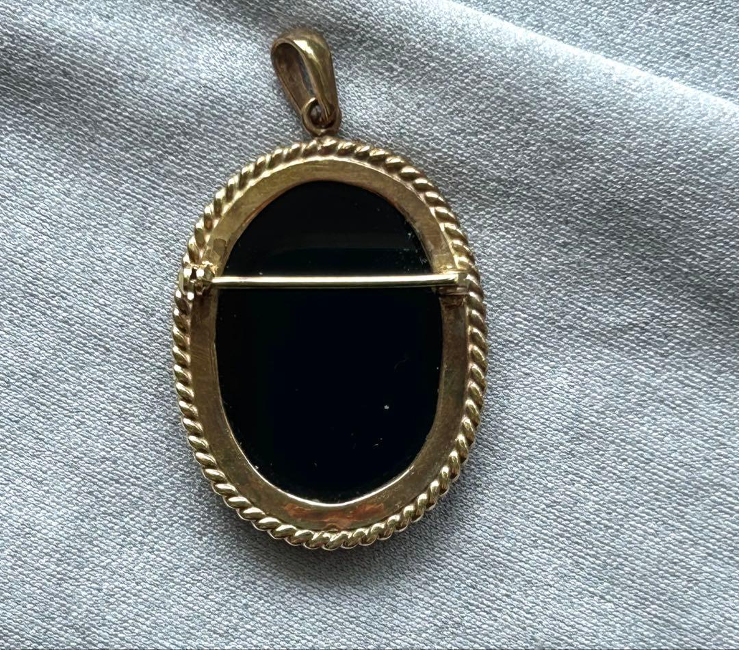 カメオ2way ブローチペンダントトップ