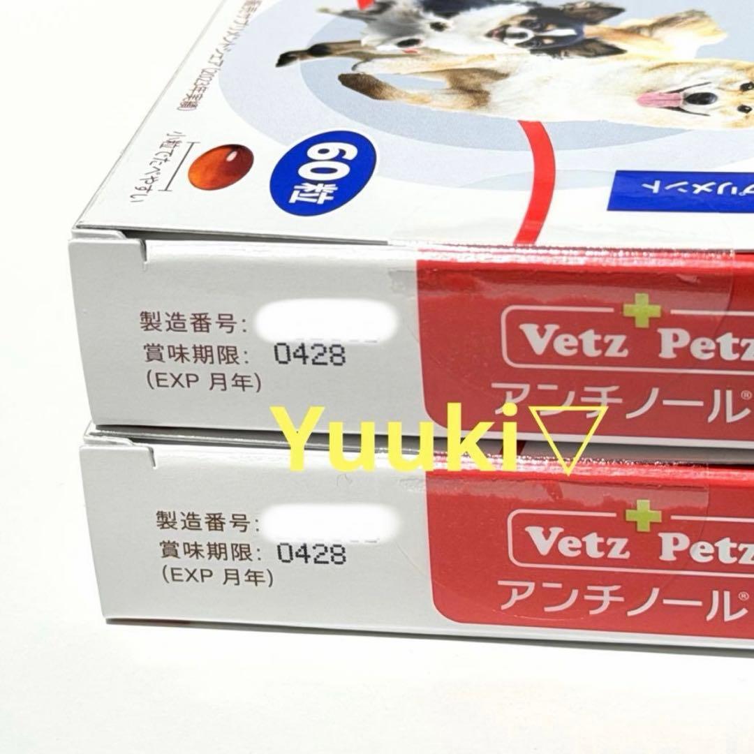 【新品未開封】犬用 アンチノール プラス 60錠×2箱