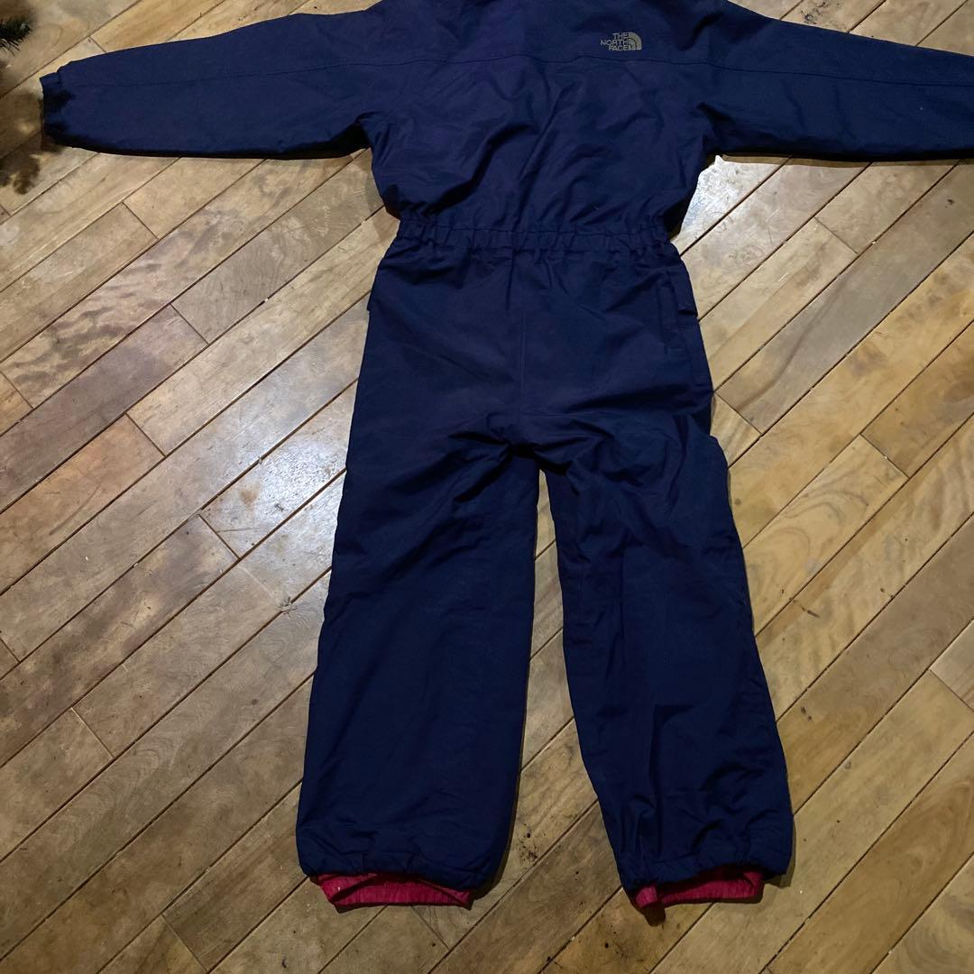 ノースフェイス キッズ つなぎ ジャンプスーツ スノーウェア ネイビー 130