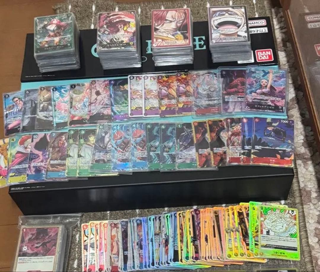 ワンピースカード　引退セット　デッキ　パラレル