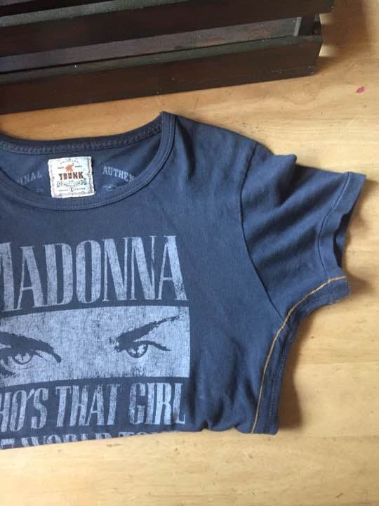 トップス madonna who's that girl 1987 world tour