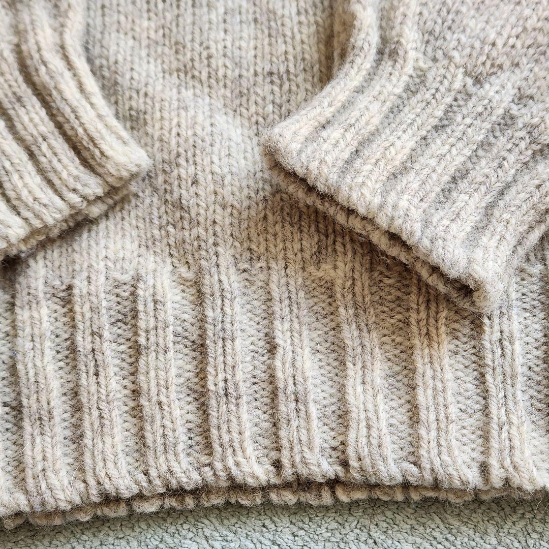 Harley of scotland ウール セーター ナチュラル サイズ40