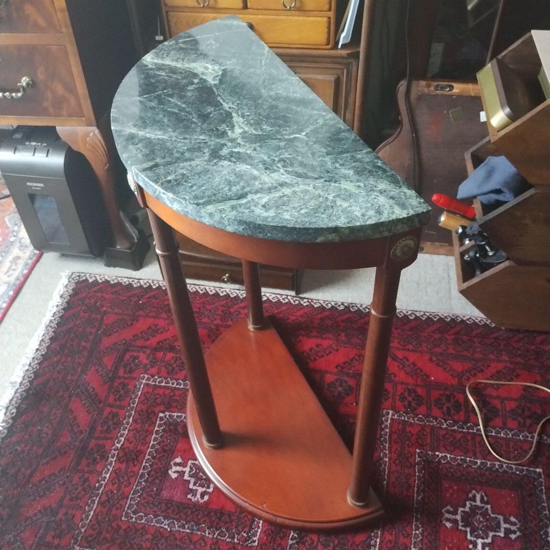 e*a様 アンティークスタイル　大理石天板　サイドテーブル　コンソールテーブル