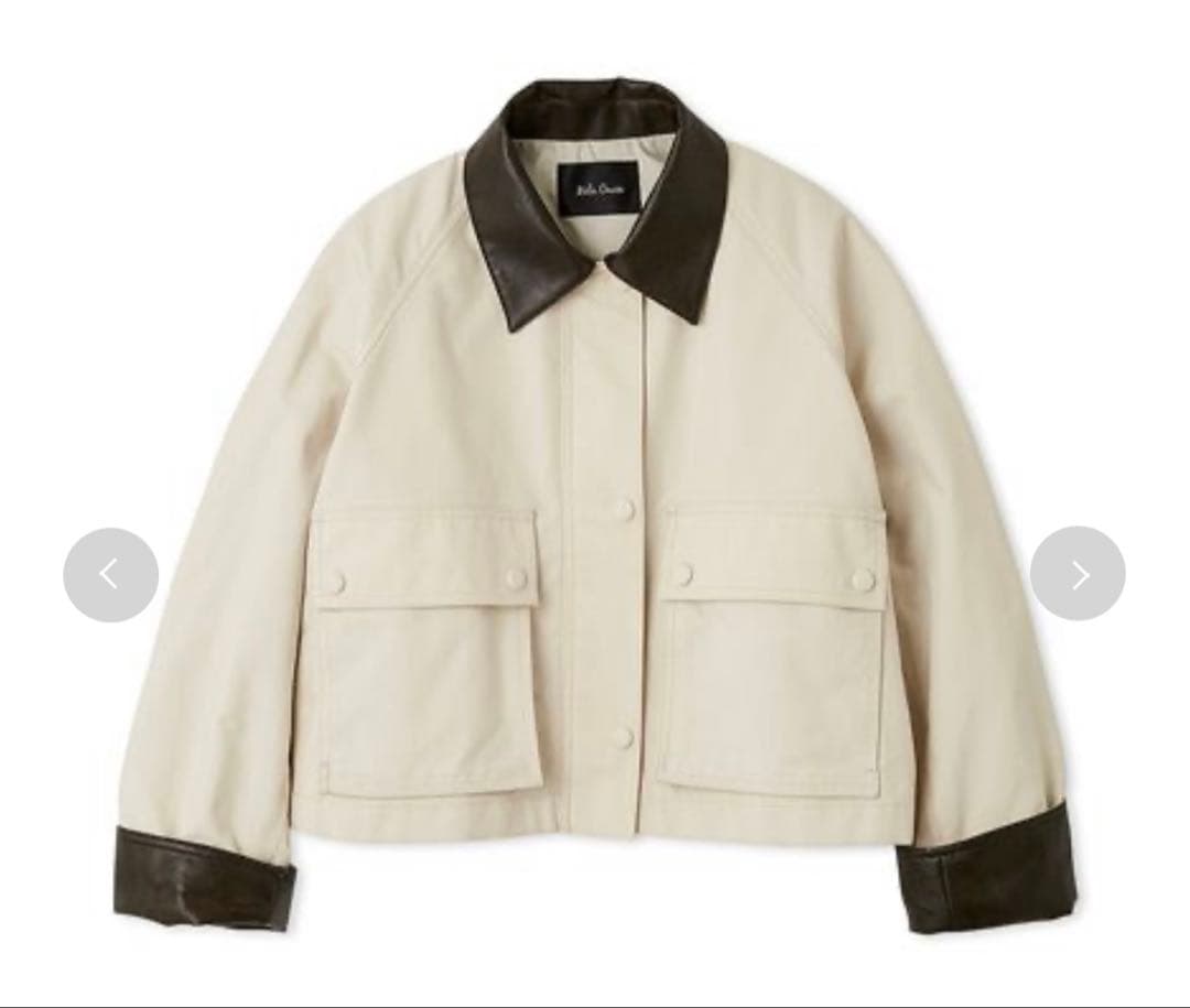 新品mila owen ショートハンティングジャケット　BEG