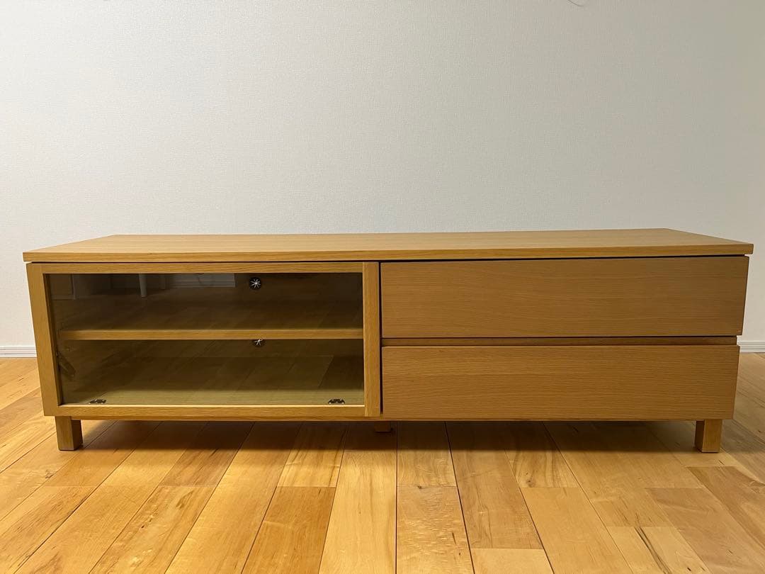 【無印良品】テレビボード オーク材ＡＶラック　幅150㎝