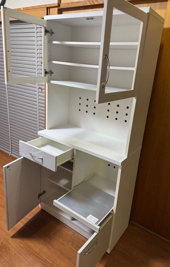 ユーアイ社【キッチンボード】幅85.5cm キッチン収納家具