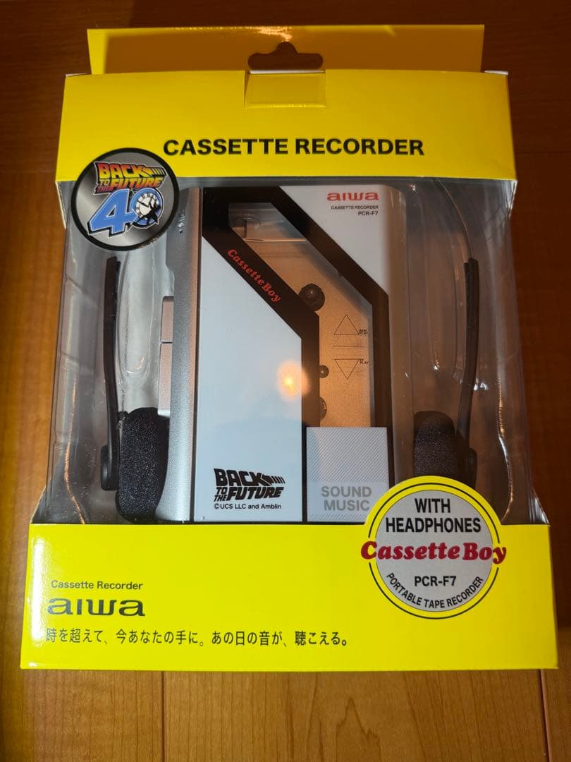 【新品】 バックトゥザフューチャー　ポータブルカセットプレーヤー　ドンキ　コラボ