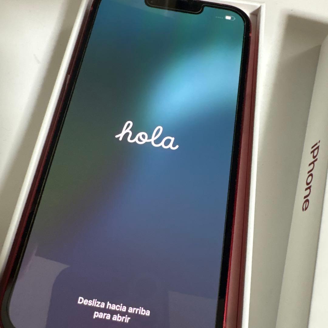 Apple iPhone 13 (レッド) 本体　箱あり