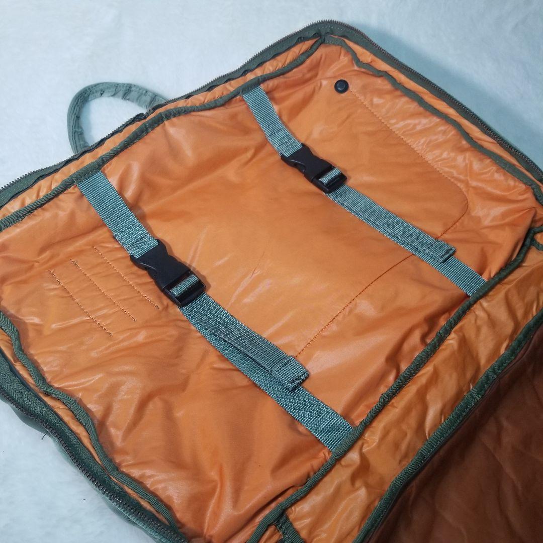 美品　PORTER ポーター 2WAY ヘルメットバック　カーキ　2層式　XL