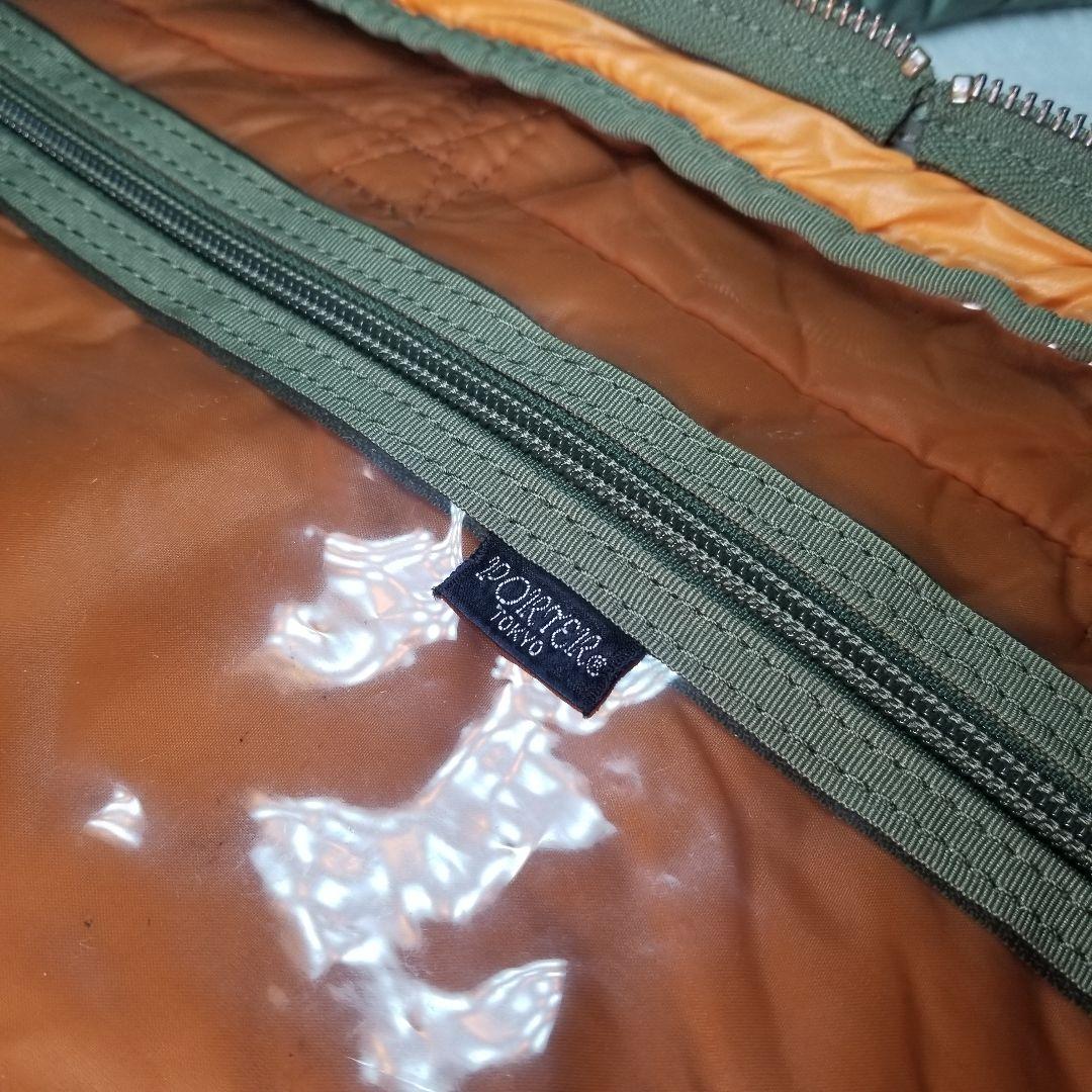 美品　PORTER ポーター 2WAY ヘルメットバック　カーキ　2層式　XL