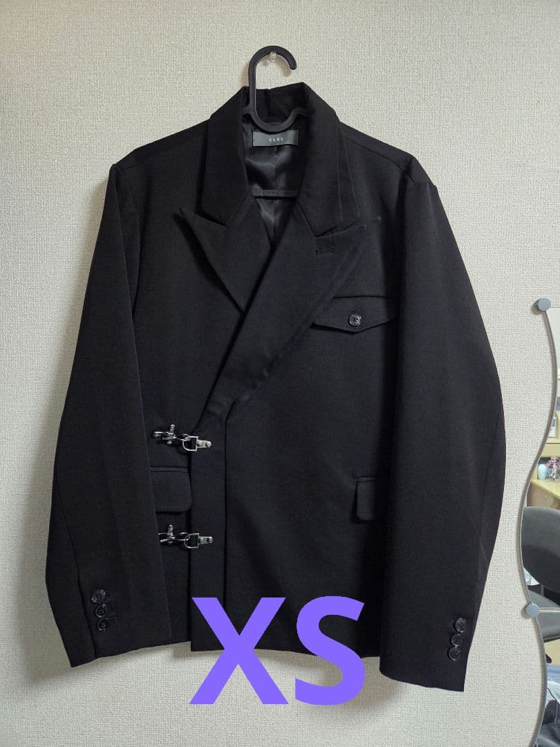 CLEL プライムTR ダブルラペルテーラードジャケット XS