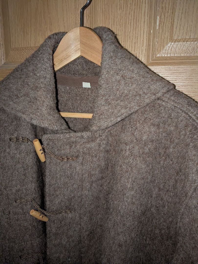 90's スイス軍　ウール ダッフルコートブランケット　 リメイク　M