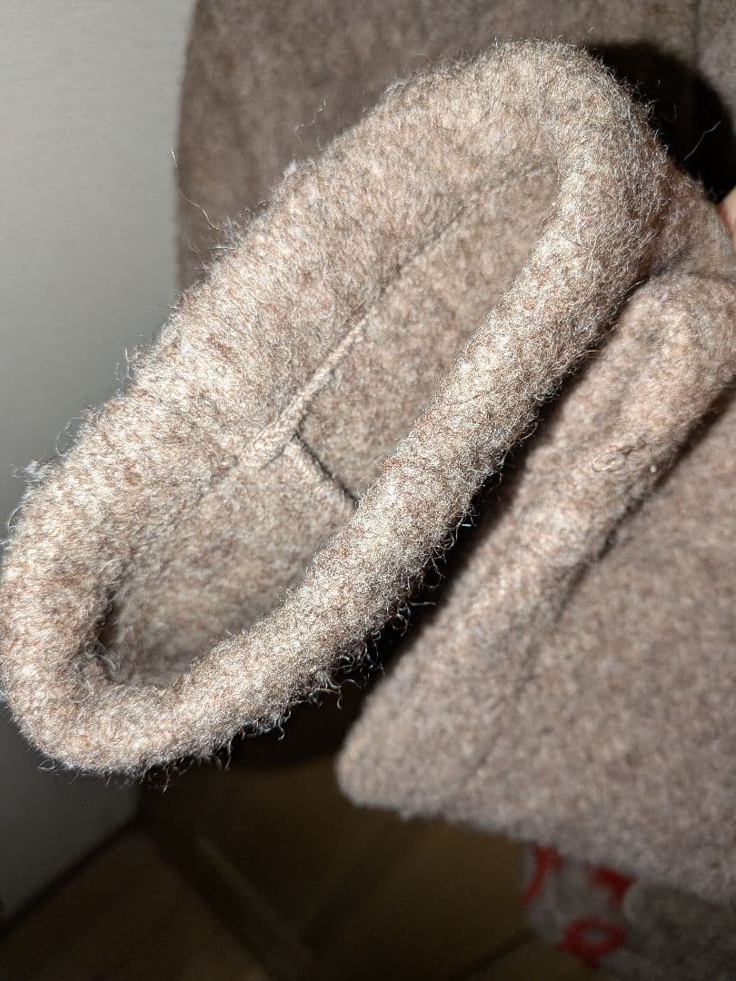 90's スイス軍　ウール ダッフルコートブランケット　 リメイク　M