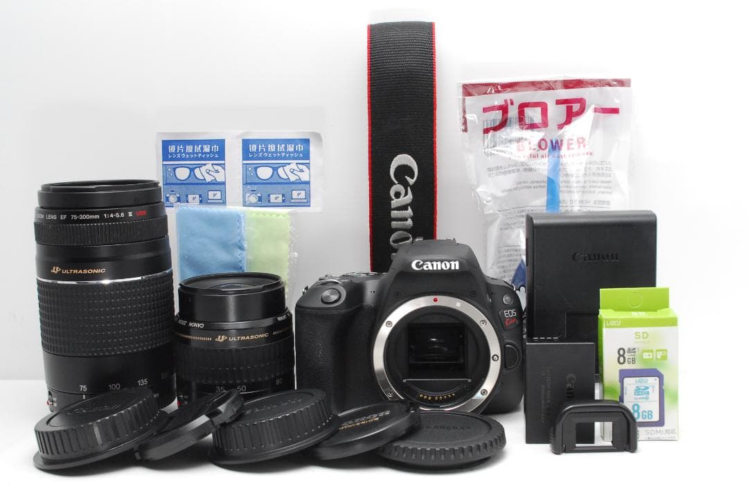 【新品級美品】Canon Kiss X9　ダブルレンズ　WiFI搭載　直感的撮影