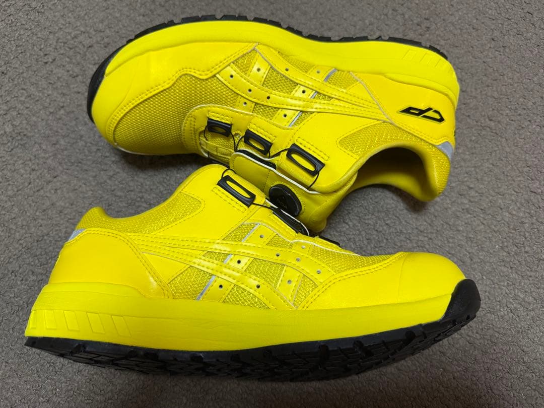 asics アシックス 安全靴 ウィンジョブ CP209限定 イエロー 25.5