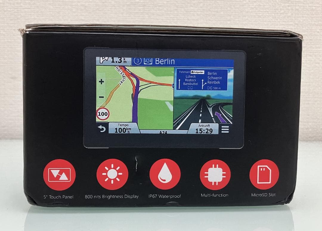 バイク スマートモニター　CarPlay Android Auto ドラレコ付き