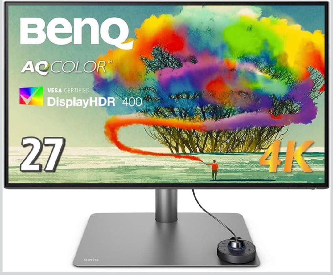 BENQ PD2725U 4K HDR デザイナーモニター 27インチ（箱有）