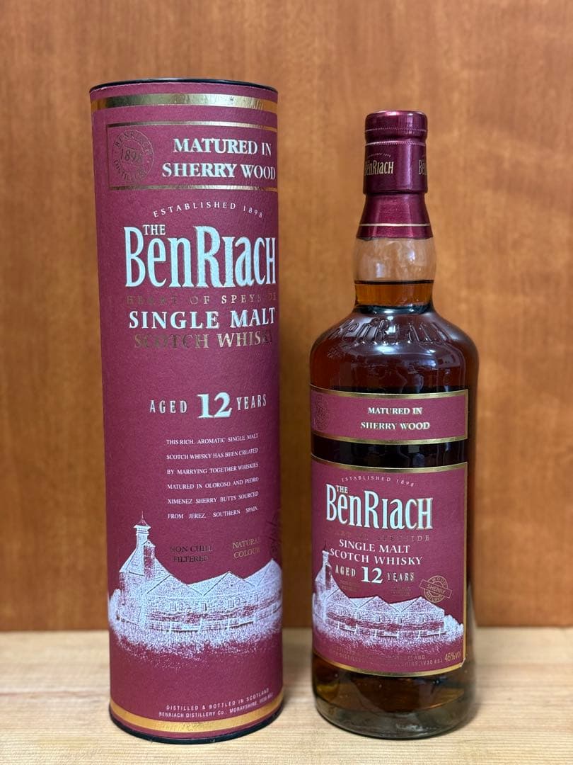 BenRiach 12年 シングルモルトウイスキー 700ml