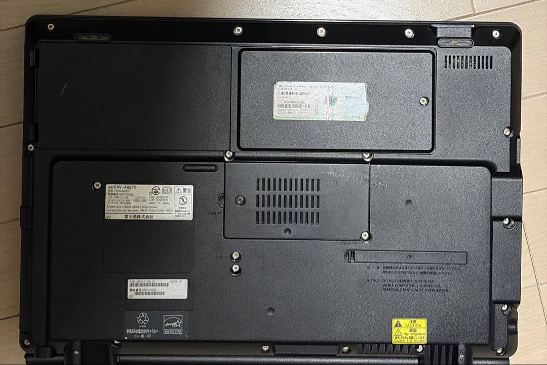 Windows XP SP5改 3GB SSD128GB Office2007