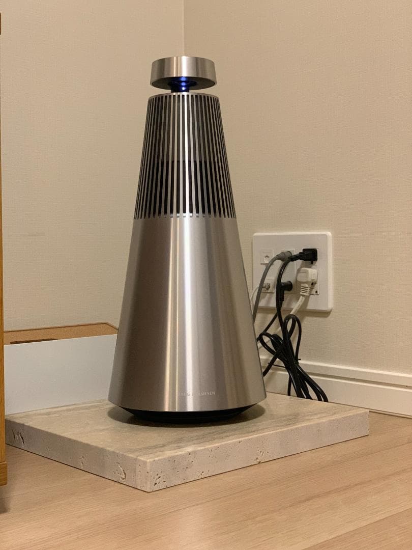 天然大理石　オーディオボード【エメラルドグリーン】350×300×25●5面磨き