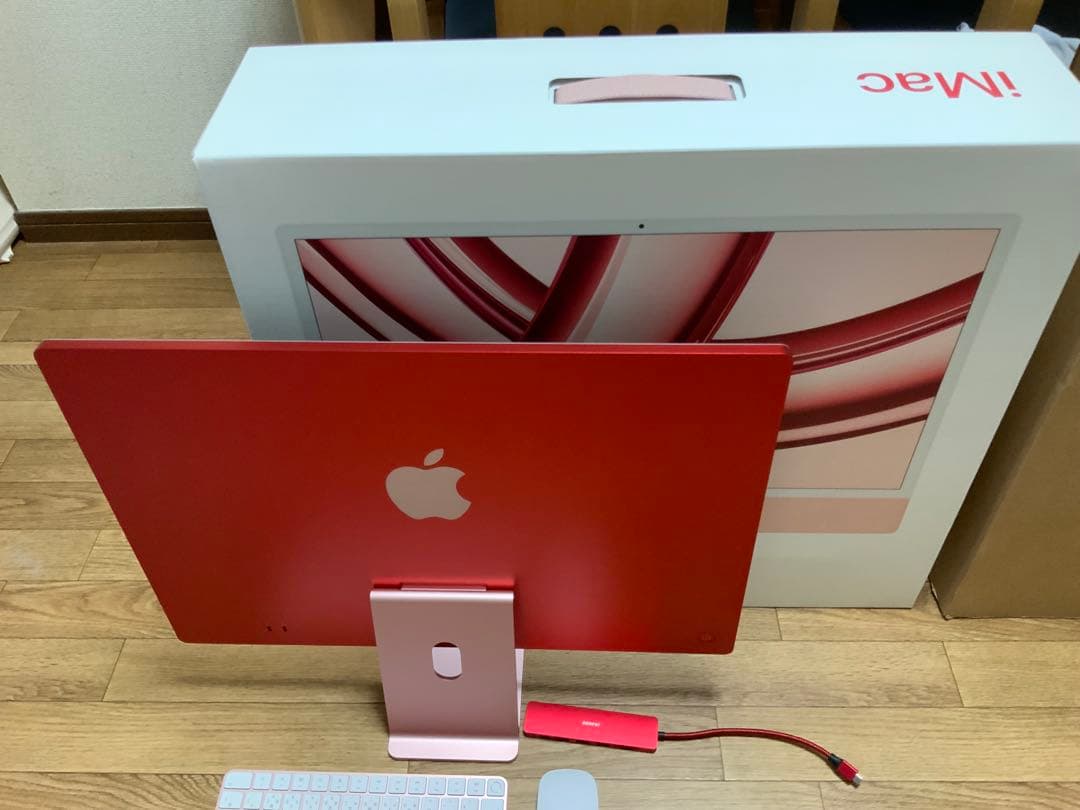 wen 美品iMac 24インチM3 メモリ8GB/SSD 512Gピンク