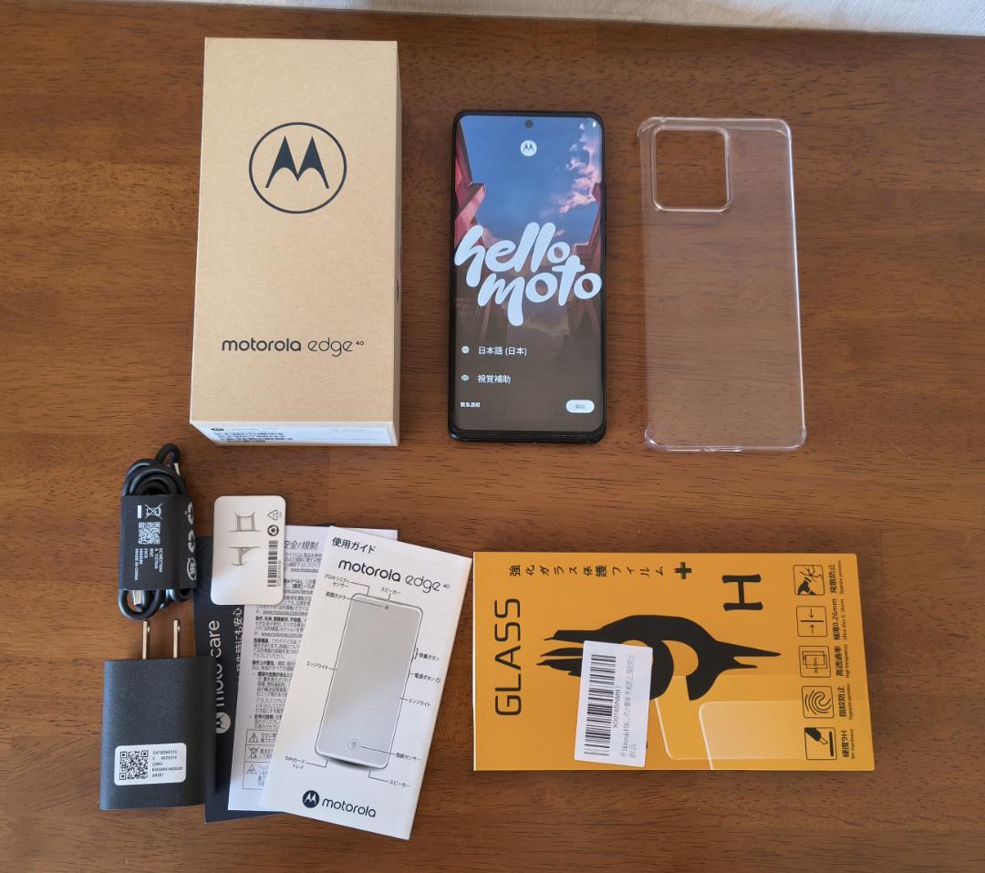 ★Motorola edge40★8＋256GB★ワイヤレス充電★中古美品