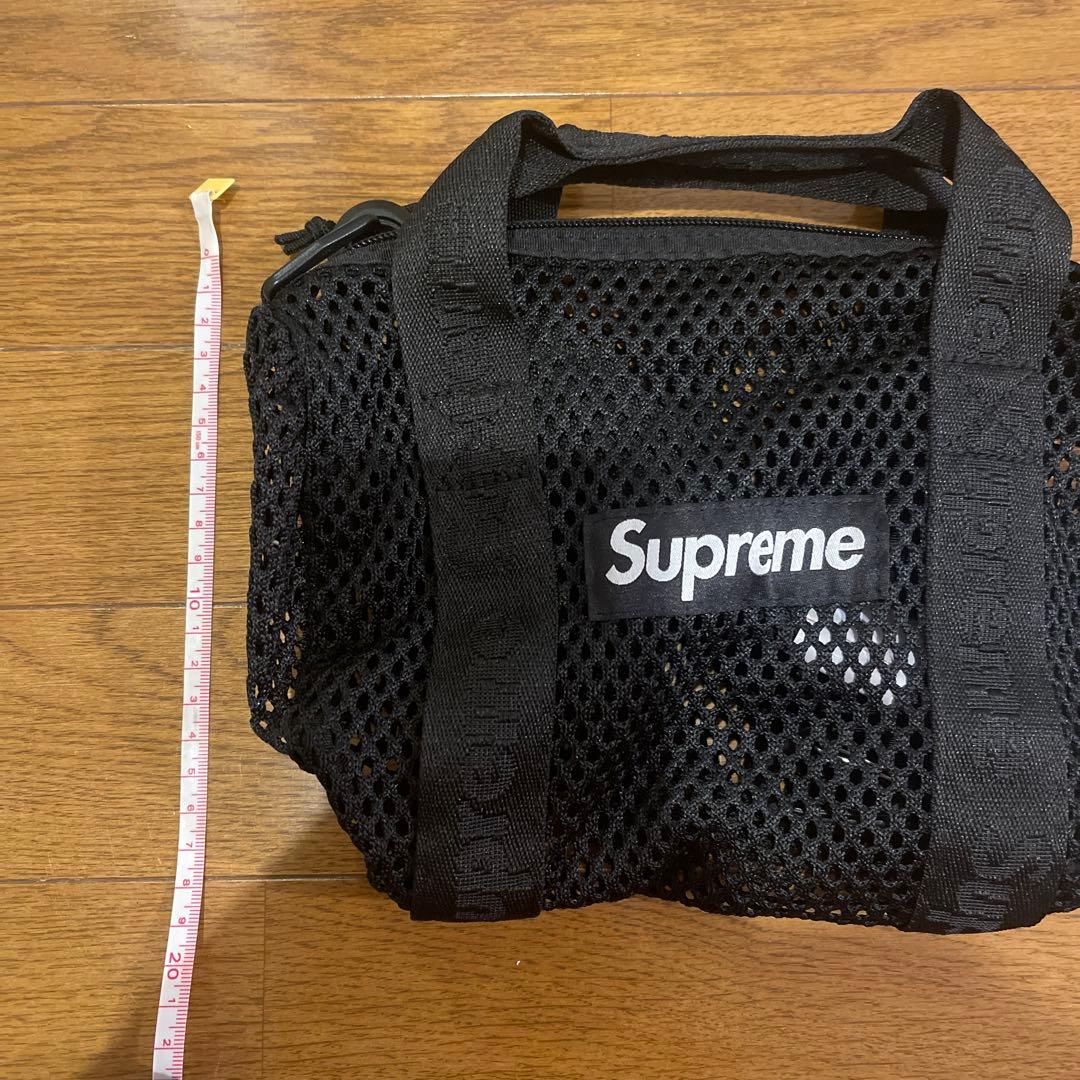 バッグ Supreme Mesh Mini Duffle Bag black