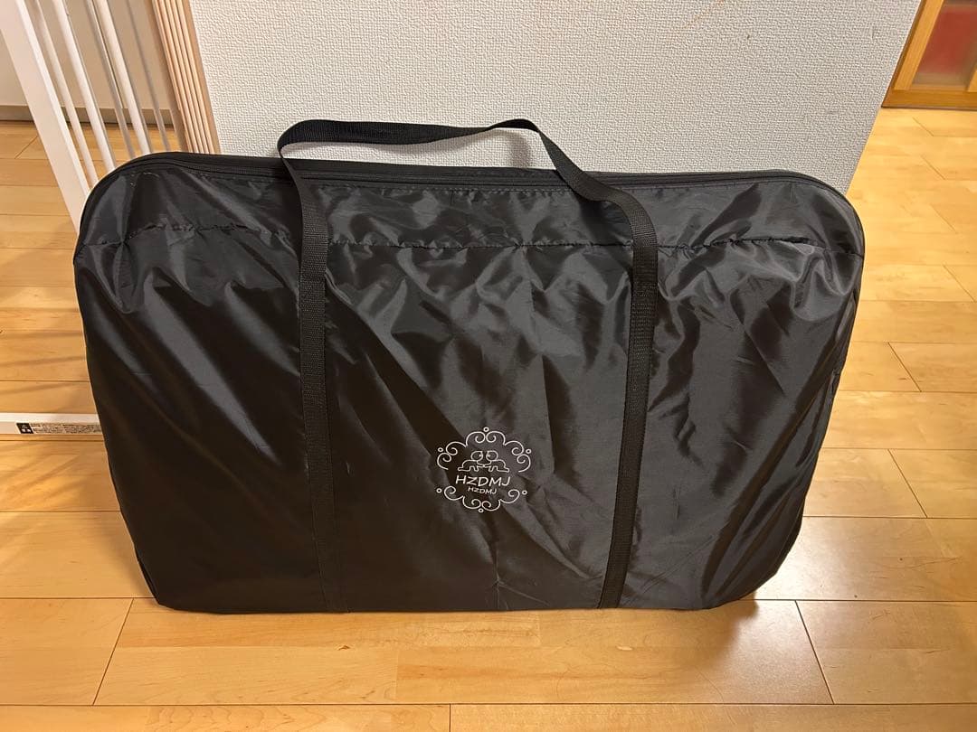 HZDMJ 2022 改良版 添い寝 ベビーベッド　折りたたみ　キャスター付き