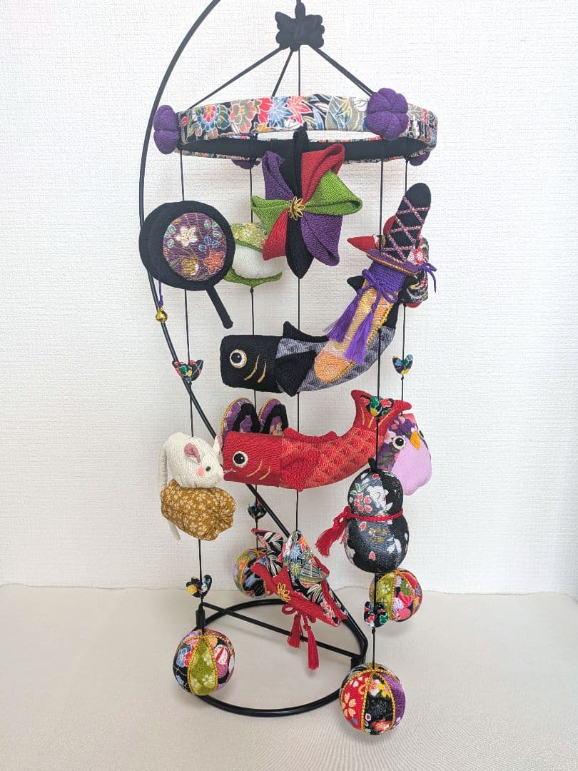 【 鯉のぼりの吊るし飾り 】ちりめん細工 輪飾り さげもん 端午の節句 子供の日