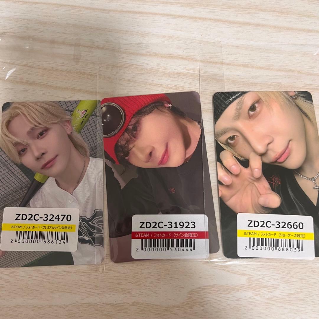 &team NICHOLAS ニコラス トレカ セット 中華 韓国サイン会プレサ