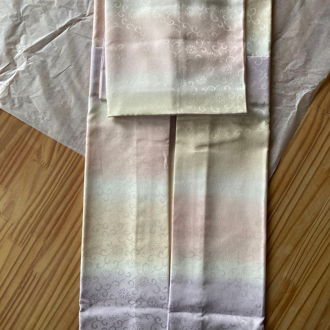 きもの英　洗える長襦袢　半衿付　新品購入後は未着用