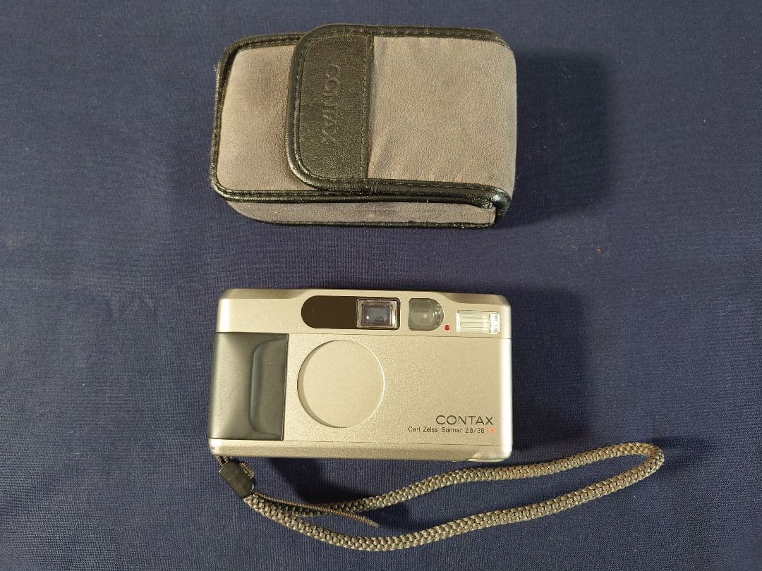 CONTAX T2 シルバー コンパクトカメラ ケース付き