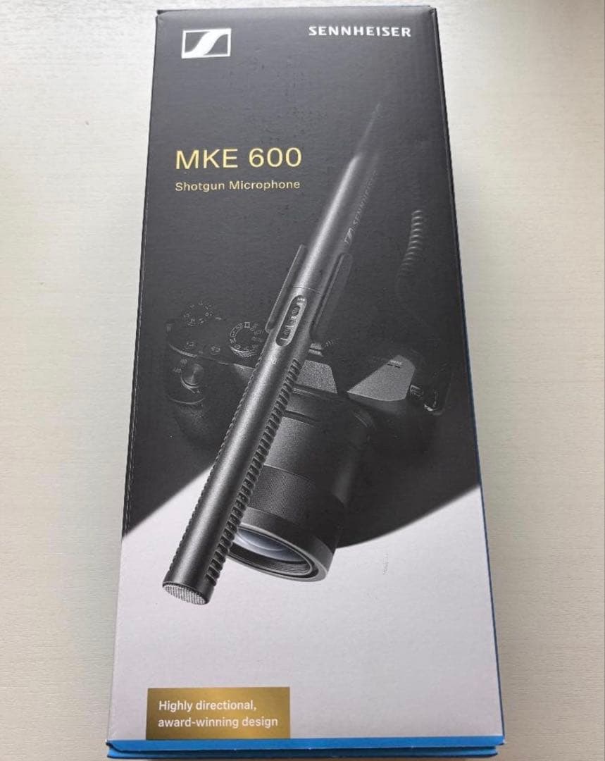 【新品未開封】SENNHEISER MKE600 ショットガンマイク