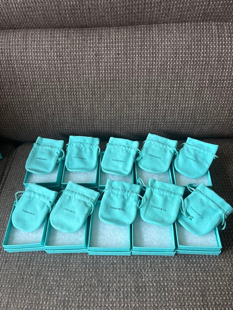 現行品　極美品Tiffany ティファニー空箱　巾着袋10セット