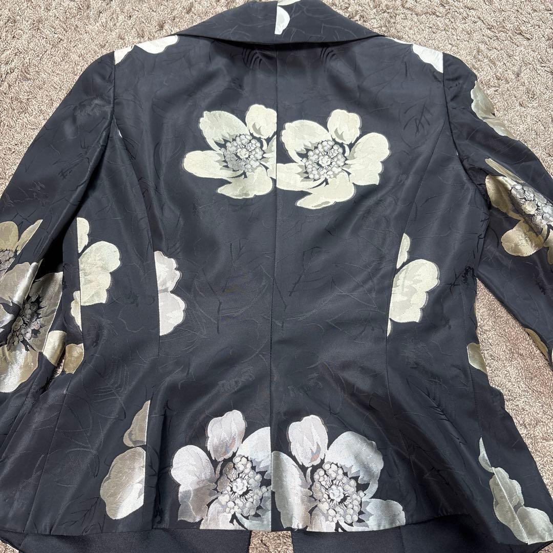 ARMANI COLLEZIONI サイズ42フラワーテーラードジャケット