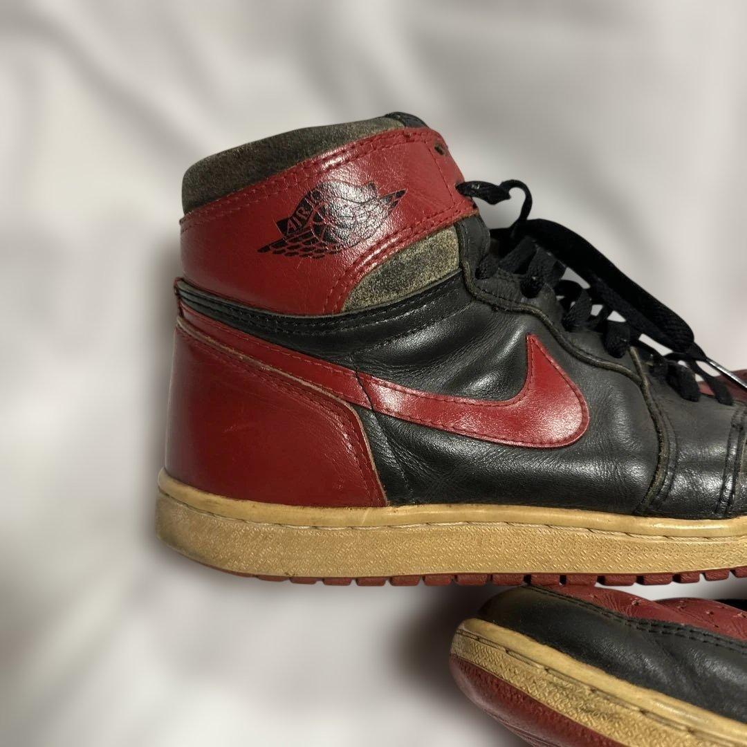 85年AJ1オリジナル黒赤(サイズ不明)