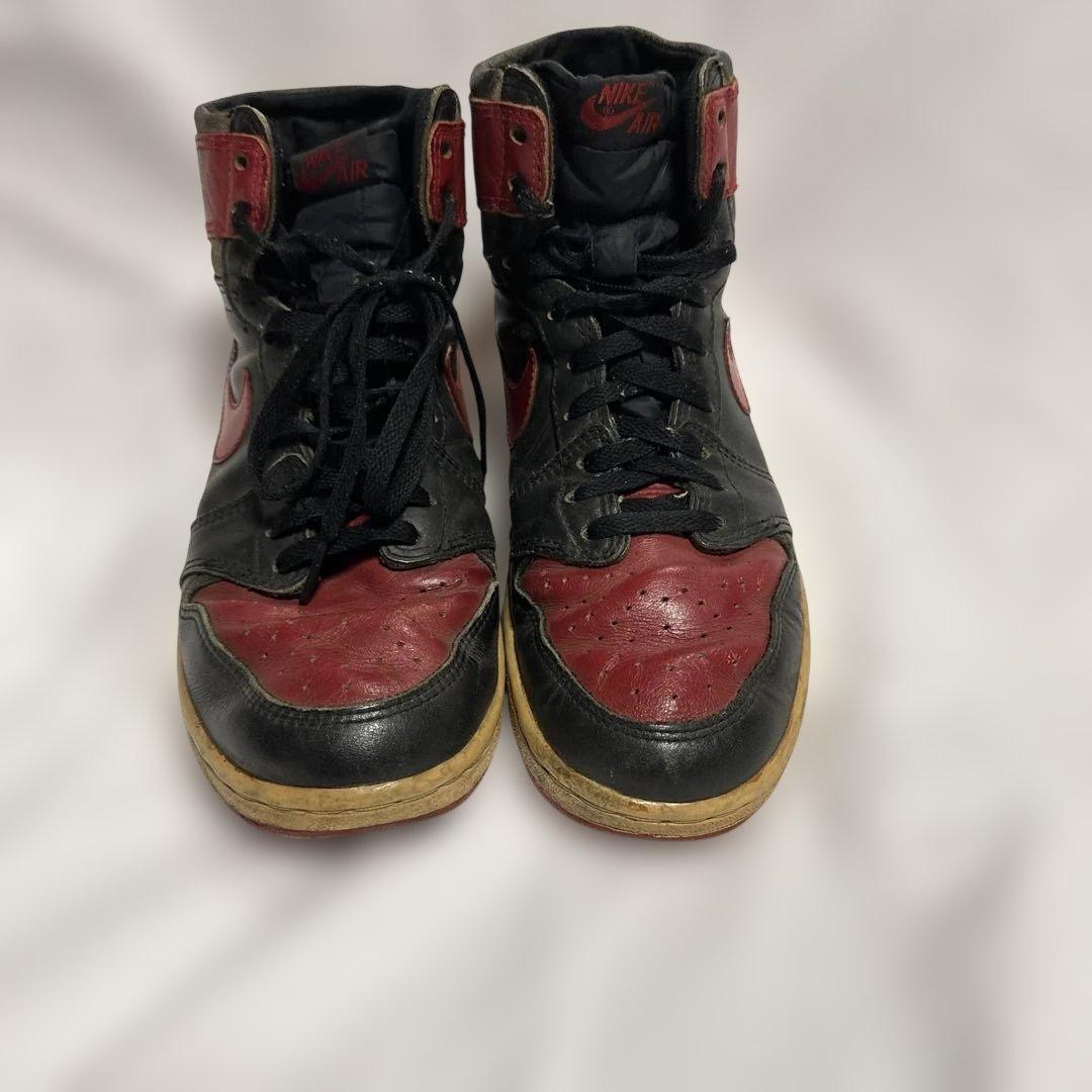 85年AJ1オリジナル黒赤(サイズ不明)