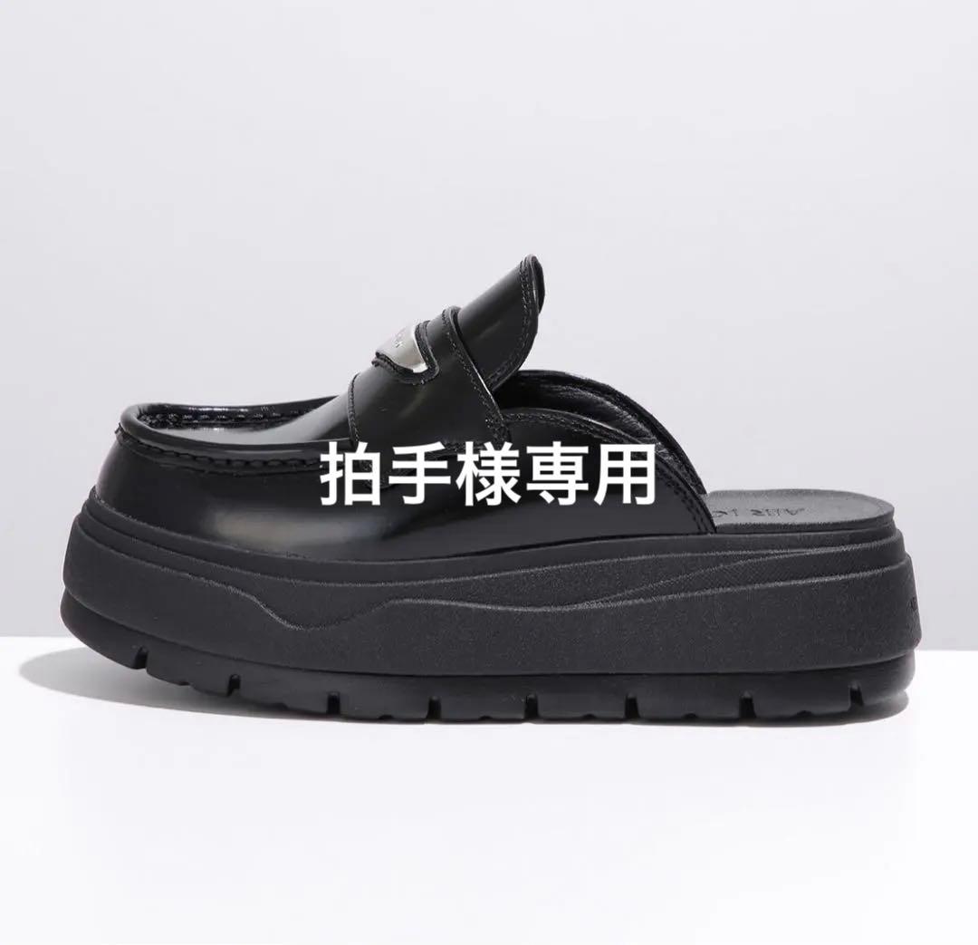 AIR JORDAN ブラック ローファー